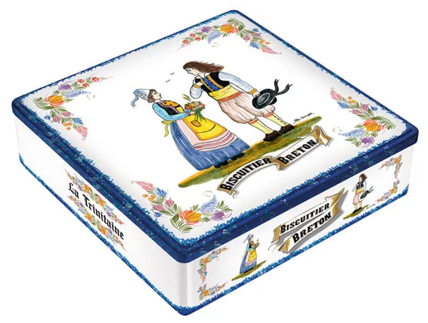 La Trinitaine Faïence 1/4 Fer boîte métal galettes palets pur beurre