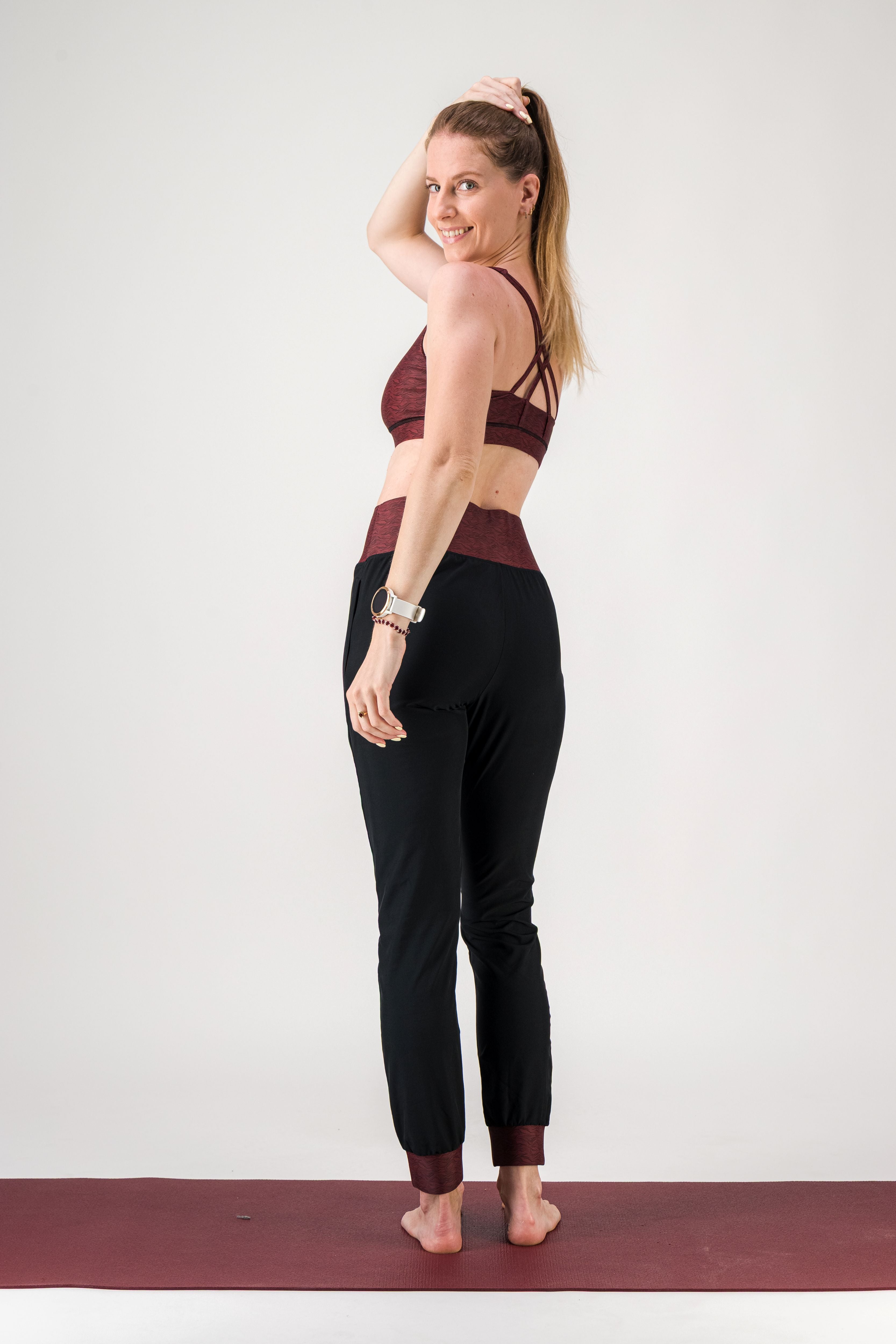 GAYASKIN Vibrations Jogging femme taille haute respirant