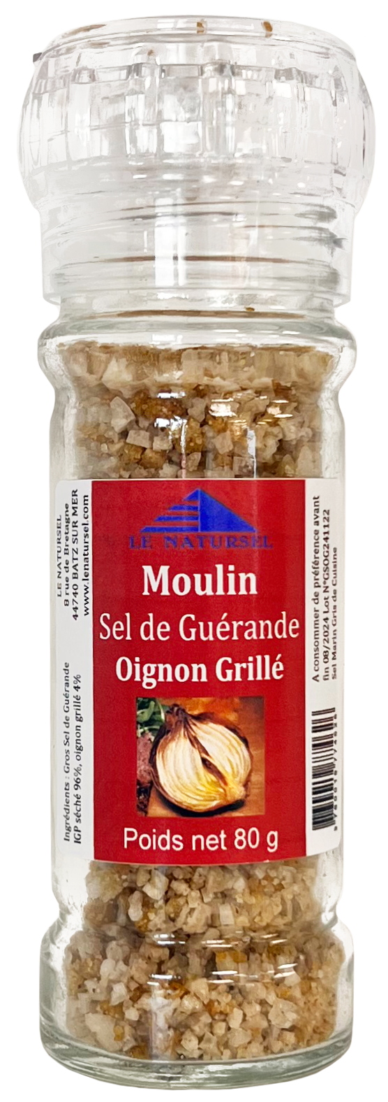 La Trinitaine Sel de Guérande Oignon Grillé moulin rechargeable
