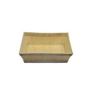 La Trinitaine Bourriche rectangle 3K présentation panier garni