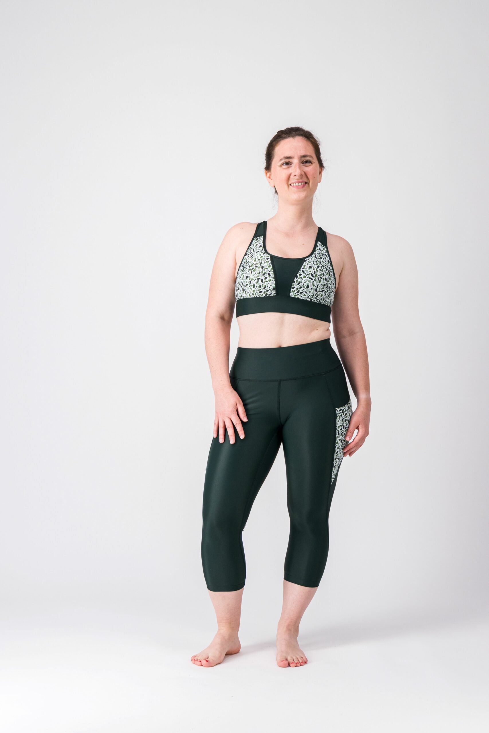 GAYASKIN Scotland legging 3/4 femme taille haute recyclé