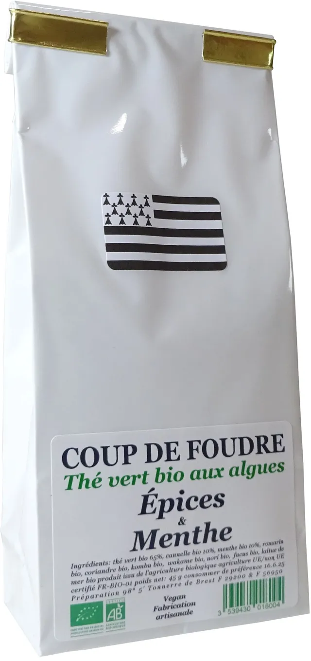 La Trinitaine Coup de Foudre thé vert bio romarin