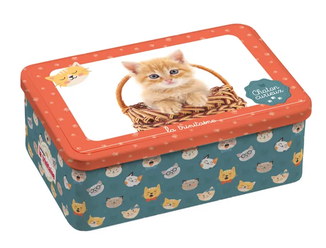 La Trinitaine Coffret chaton curieux biscuits bretons