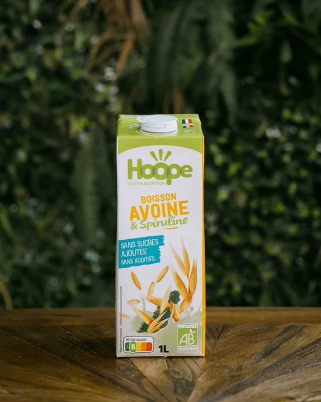 HOOPE Boissons végétales Avoine lait végétal avoine bio