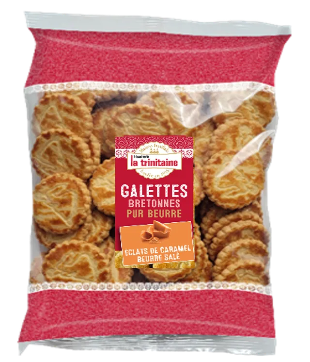 La Trinitaine Biscuits bretons Galettes Caramel Beurre Salé 570g