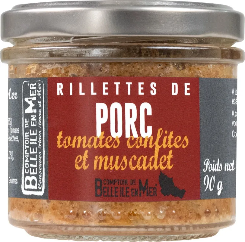 La Trinitaine Tartinables rillettes porc tomates confites Muscadet