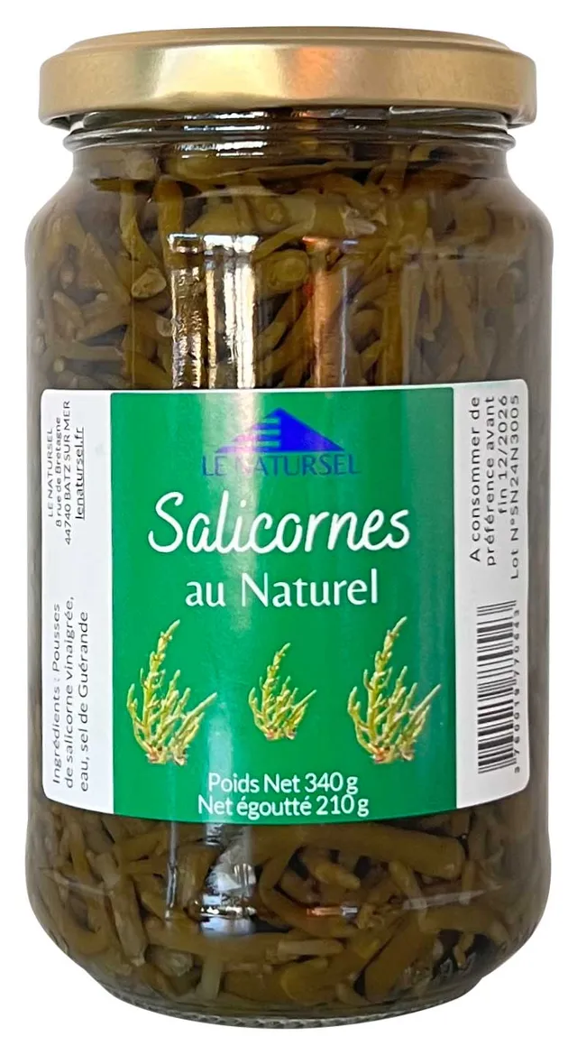 La Trinitaine Salicornes au Naturel condiment 210g croquant