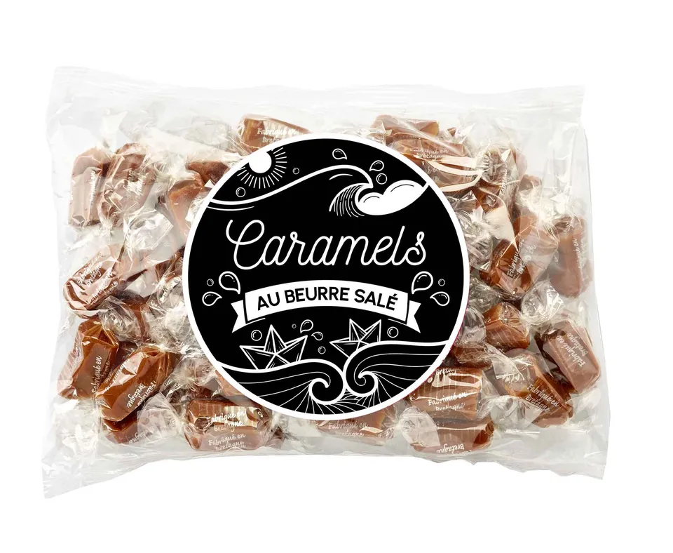 La Trinitaine Caramels beurre salé Guérande coussin 500g